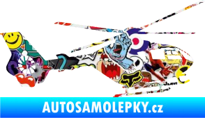 Samolepka Vrtulník 006 pravá Sticker bomb