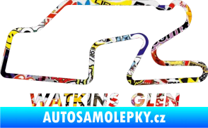 Samolepka Okruh Watkins Glen International Sticker bomb