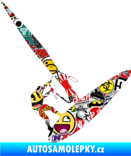 Samolepka Windsurfing 002 pravá Sticker bomb