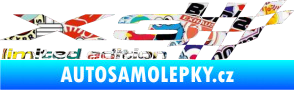 Samolepka X3 limited edition pravá Sticker bomb
