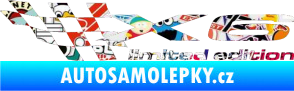 Samolepka X6 limited edition levá Sticker bomb
