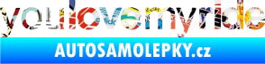 Samolepka You love my ride nápis Sticker bomb