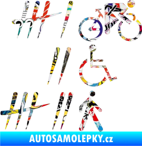 Samolepka Zářezy 001 pravá Sticker bomb