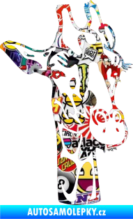 Samolepka Žirafa 001 pravá Sticker bomb