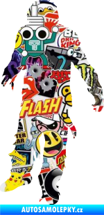 Samolepka Zombie 001 levá Sticker bomb