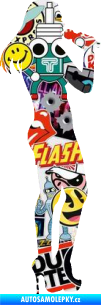 Samolepka Zpěvačka 002 pravá Sticker bomb