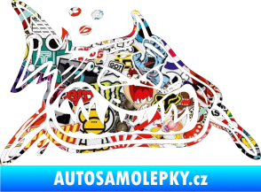 Samolepka Žralok pravá Sticker bomb