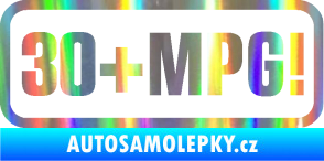 Samolepka 30 + MPG Holografická