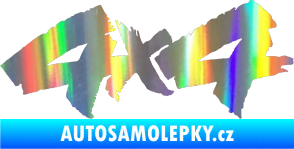 Samolepka 4x4 varianta 015 Holografická