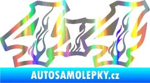 Samolepka 4x4 varianta 021 Holografická