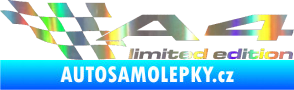 Samolepka A4 limited edition levá Holografická