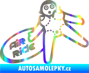 Samolepka Air ride jízda Holografická