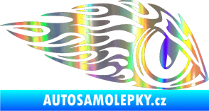 Samolepka Animal flames 016 pravá zvířecí oko Holografická