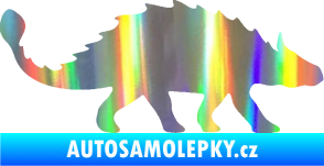 Samolepka Ankylosaurus 001 pravá Holografická