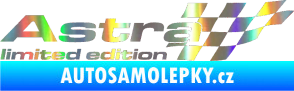 Samolepka Astra limited edition pravá Holografická
