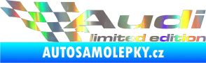 Samolepka Audi limited edition levá Holografická