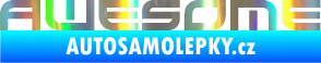 Samolepka Awesome Holografická