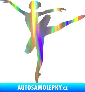 Samolepka Baletka 001 levá Holografická