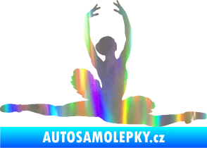 Samolepka Baletka 004 pravá Holografická