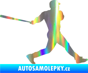 Samolepka Baseball 002 pravá Holografická