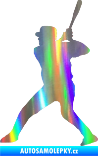 Samolepka Baseball 003 levá Holografická