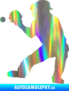 Samolepka Baseball 007 levá Holografická