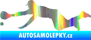 Samolepka Baseball 015 levá Holografická