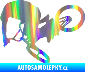 Samolepka Biker 001 levá Holografická