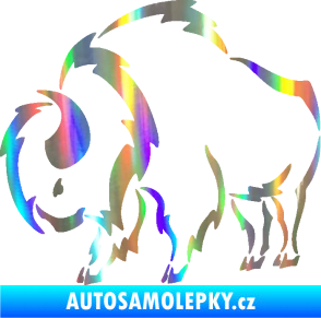 Samolepka Bizon 001 levá Holografická