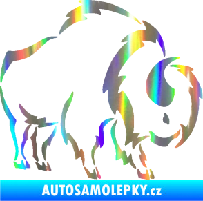 Samolepka Bizon 001 pravá Holografická