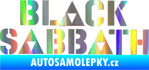 Samolepka Black Sabbath 001 Holografická