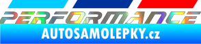 Samolepka BMW M Performance nad sebou Holografická