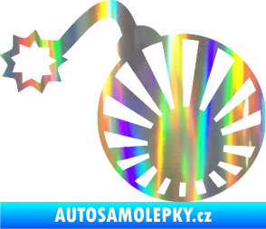 Samolepka Bomba 006 JDM levá Holografická