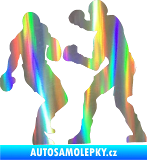 Samolepka Boxeři 001 levá Holografická
