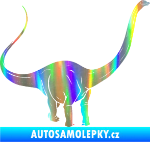 Samolepka Brachiosaurus 002 pravá Holografická