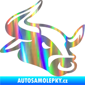 Samolepka Býk 001 pravá Holografická