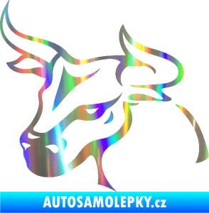 Samolepka Býk 005 levá Holografická