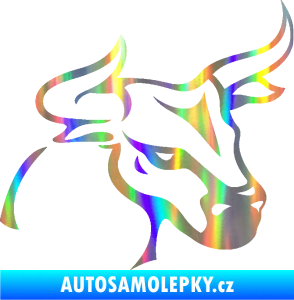 Samolepka Býk 005 pravá Holografická