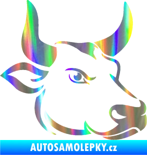 Samolepka Býk 009 pravá Holografická