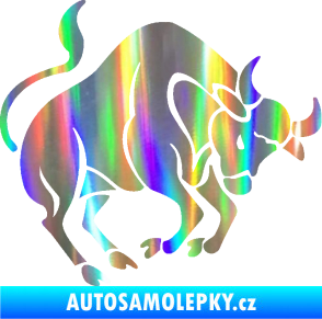 Samolepka Býk zvěrokruh 004 pravá Holografická