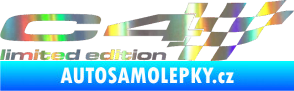 Samolepka C4 limited edition pravá Holografická