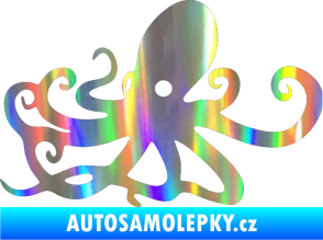 Samolepka Chobotnice 001 levá Holografická