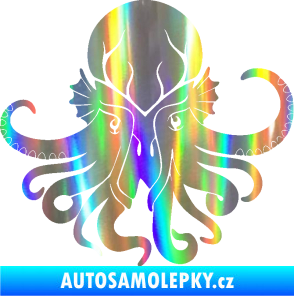 Samolepka Chobotnice 002 pravá Holografická