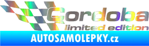 Samolepka Cordoba limited edition levá Holografická