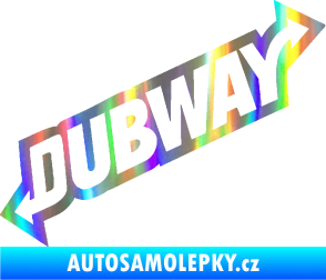 Samolepka Dübway 002 Holografická