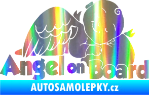 Samolepka Dítě v autě 109 levá anděl Holografická