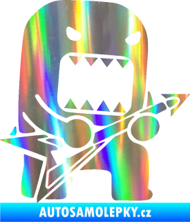 Samolepka Domo 003 pravá rocker Holografická