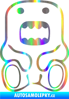 Samolepka Domo 006 sedí Holografická