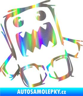 Samolepka Domo 009 levá crazy Holografická