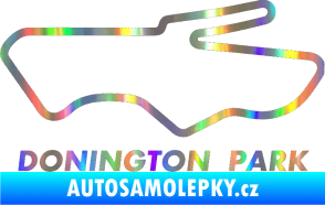 Samolepka Okruh Donington Park Holografická